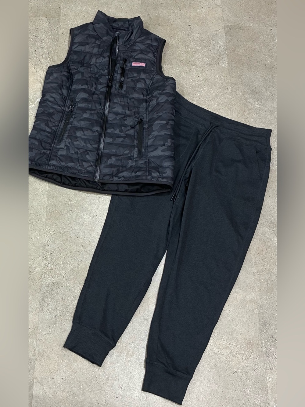 Womens VINEYARD VINES/LOLE Puffer Vest & Jogger Pants, sz Small